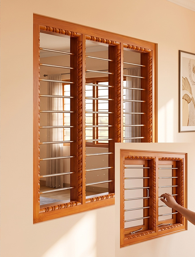 SS Window Pipes